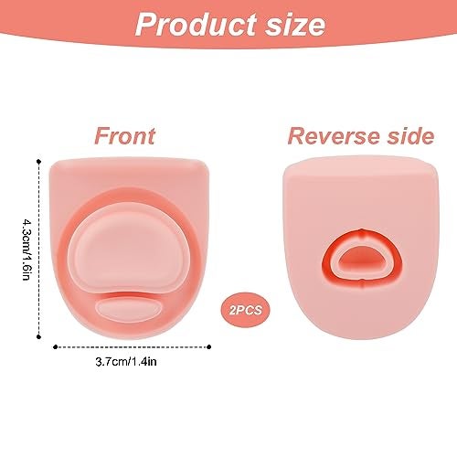 PEUTIER 2pcs Water Bottle Top Lid Compatible with Owala FreeSip 24oz 32oz, Sealing Parts Replacement Stopper Silicone Plug Accessories for Owala Free Sip 19/24/32/40oz BPA-Free Seal Gasket Bottle Cap Mouth - Image 2