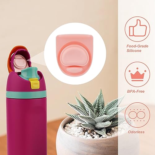 PEUTIER 2pcs Water Bottle Top Lid Compatible with Owala FreeSip 24oz 32oz, Sealing Parts Replacement Stopper Silicone Plug Accessories for Owala Free Sip 19/24/32/40oz BPA-Free Seal Gasket Bottle Cap Mouth - Image 5
