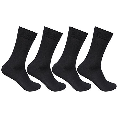 Bonjour Men's Ankle Socks (Pack of 4)(BRO190-PO4-BK_Multicolor_Free Size) - Image 1