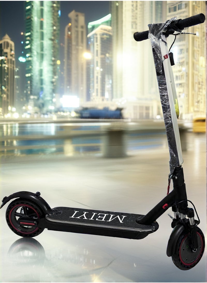 Shopy-Basket - Powerful, Lightweight, Foldable Electric Scooter for Adults with Dual Shock Absorption, Bluetooth Speaker & LED Lights, and App Control - Image 1