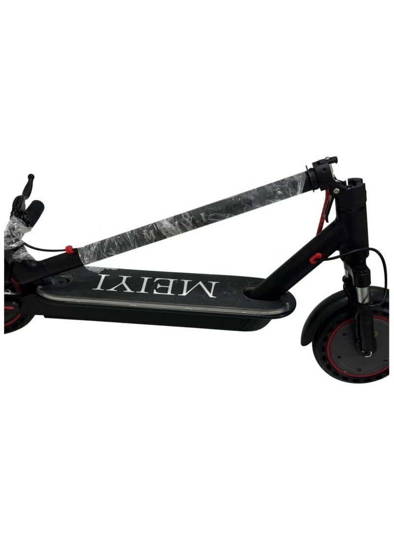 Shopy-Basket - Powerful, Lightweight, Foldable Electric Scooter for Adults with Dual Shock Absorption, Bluetooth Speaker & LED Lights, and App Control - Image 1