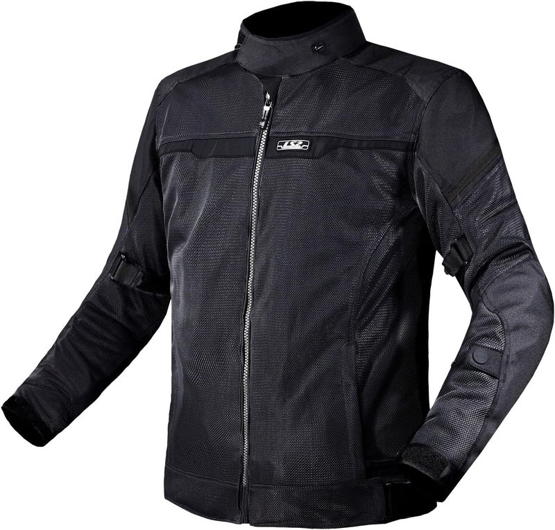 LS2 جاكيت دراجة نارية للرجال من LS2 ريفا - أسود - Image 1