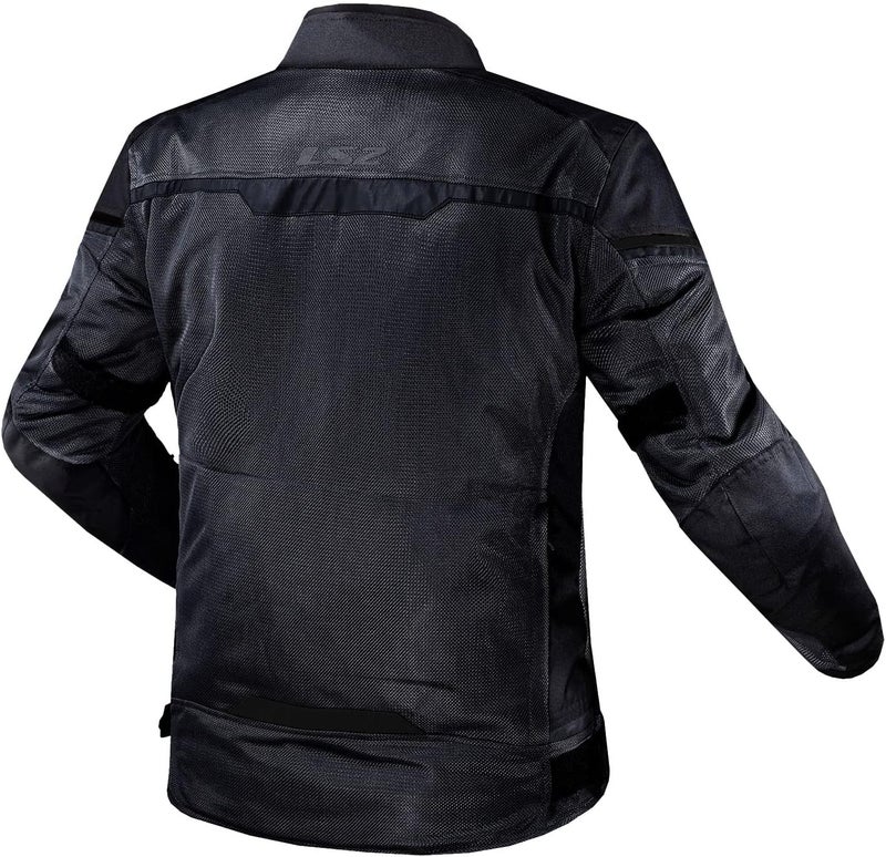 LS2 جاكيت دراجة نارية للرجال من LS2 ريفا - أسود - Image 2