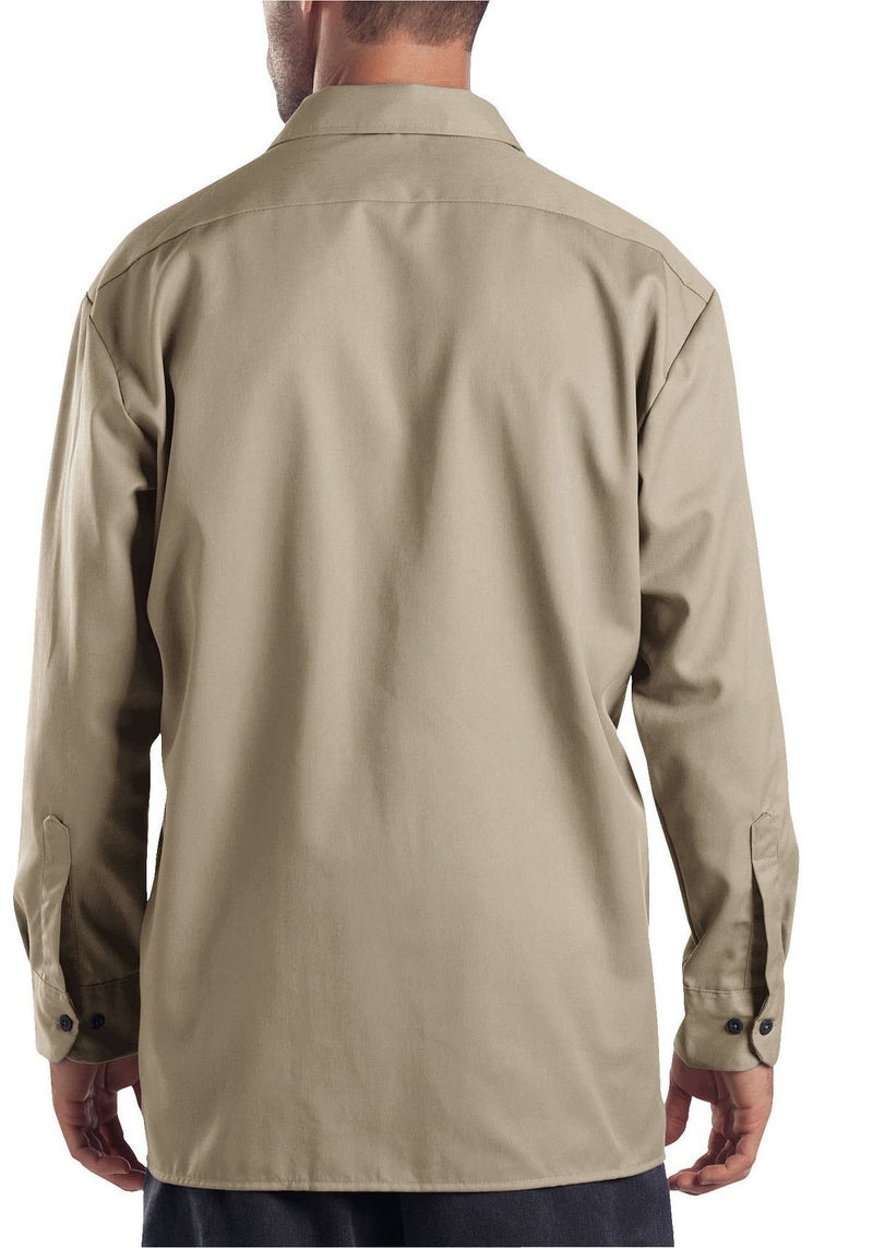 Dickies Mens Long-Sleeve Work Utility Button Down Shirts, Desert Sand, XX-Large US - Image 5
