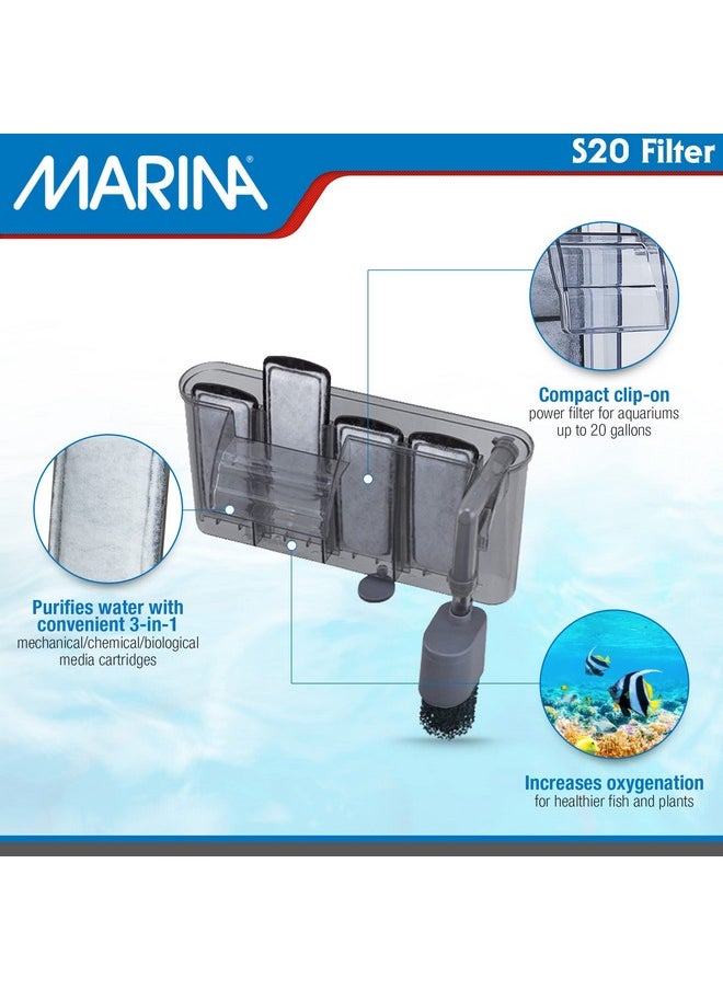 Marina S20 Power Filter,Grey  - Image 2