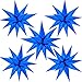 ZAKVOOR 60 Pcs Star Balloons 12 Spike Foil Explosion Party Decoration Balloons for Graduation Gender Reveal Wedding Birthday Blue - Image 4