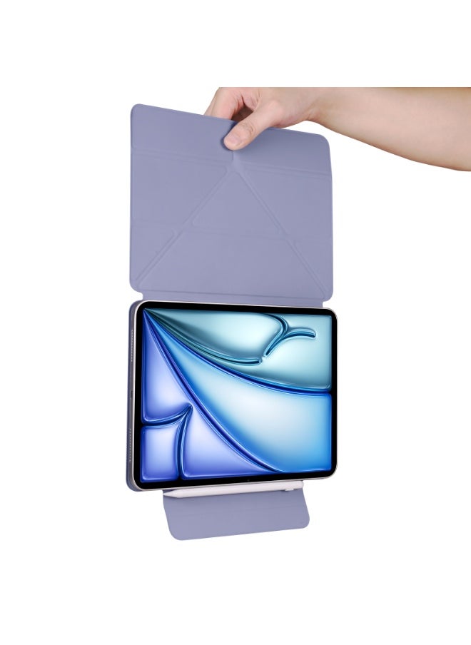 magnetic Case for iPad 10 Generation Case 2022 Magnetic iPad 10 Case, Practical Magnetic Attachment, Two Way Trifold Stand, Lightweight Protection, Auto Sleep/Wake, purple