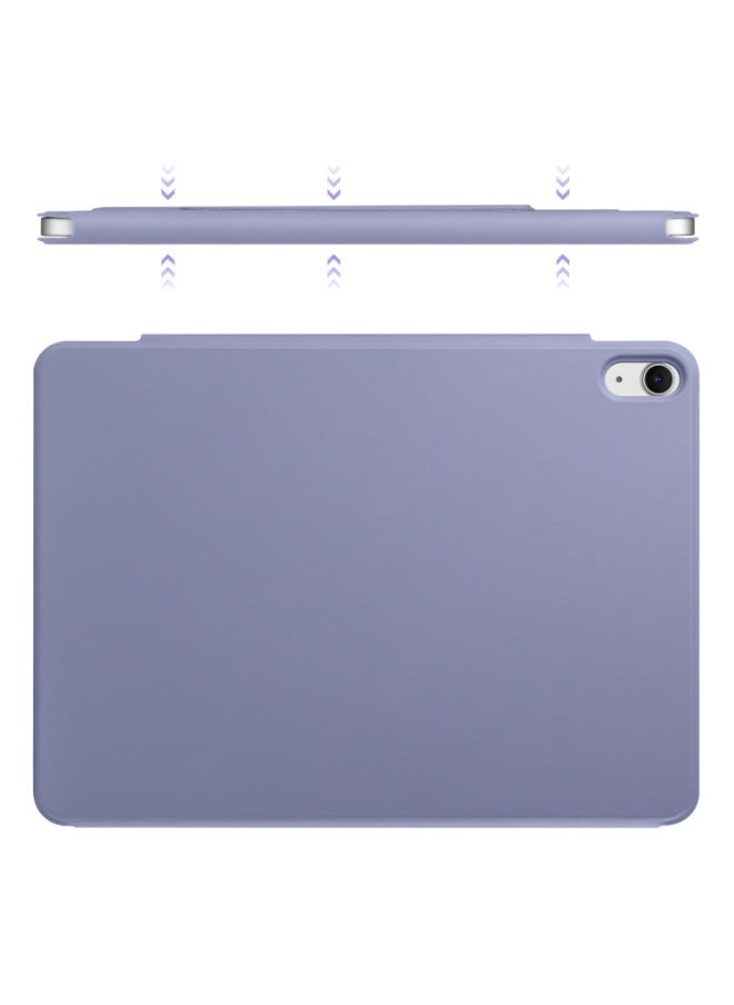 magnetic Case for iPad 10 Generation Case 2022 Magnetic iPad 10 Case, Practical Magnetic Attachment, Two Way Trifold Stand, Lightweight Protection, Auto Sleep/Wake, purple