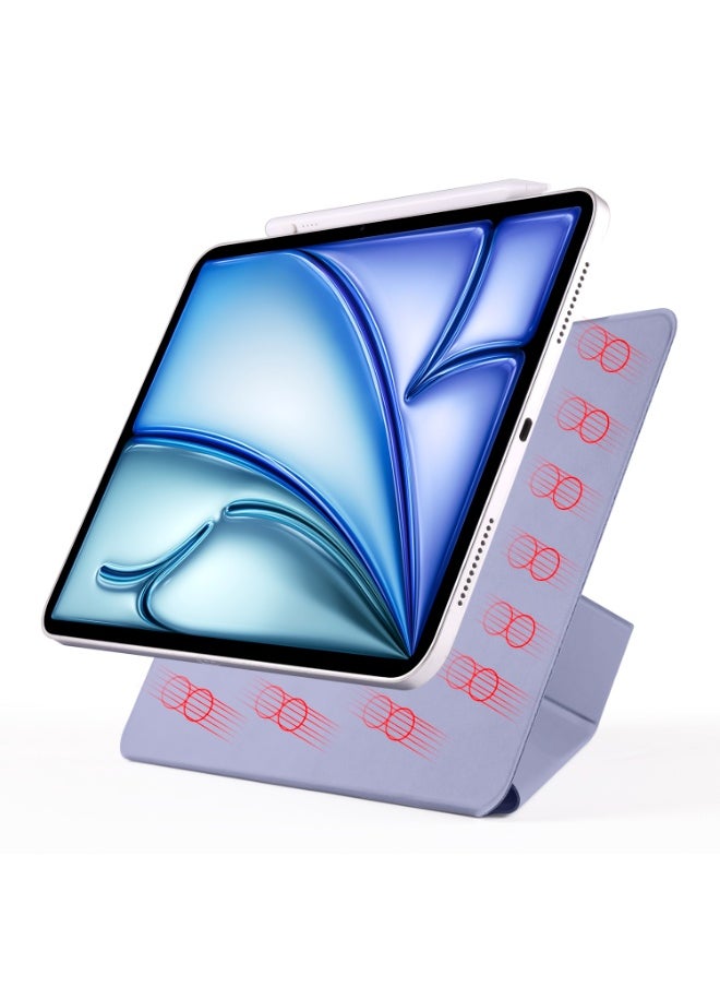 magnetic Case for iPad 10 Generation Case 2022 Magnetic iPad 10 Case, Practical Magnetic Attachment, Two Way Trifold Stand, Lightweight Protection, Auto Sleep/Wake, purple