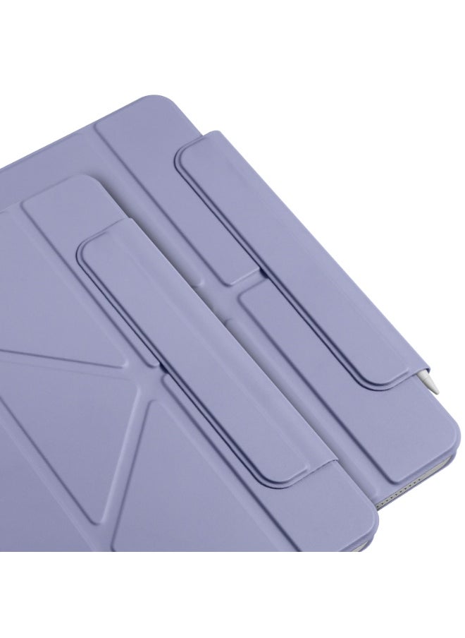 magnetic Case for iPad 10 Generation Case 2022 Magnetic iPad 10 Case, Practical Magnetic Attachment, Two Way Trifold Stand, Lightweight Protection, Auto Sleep/Wake, purple