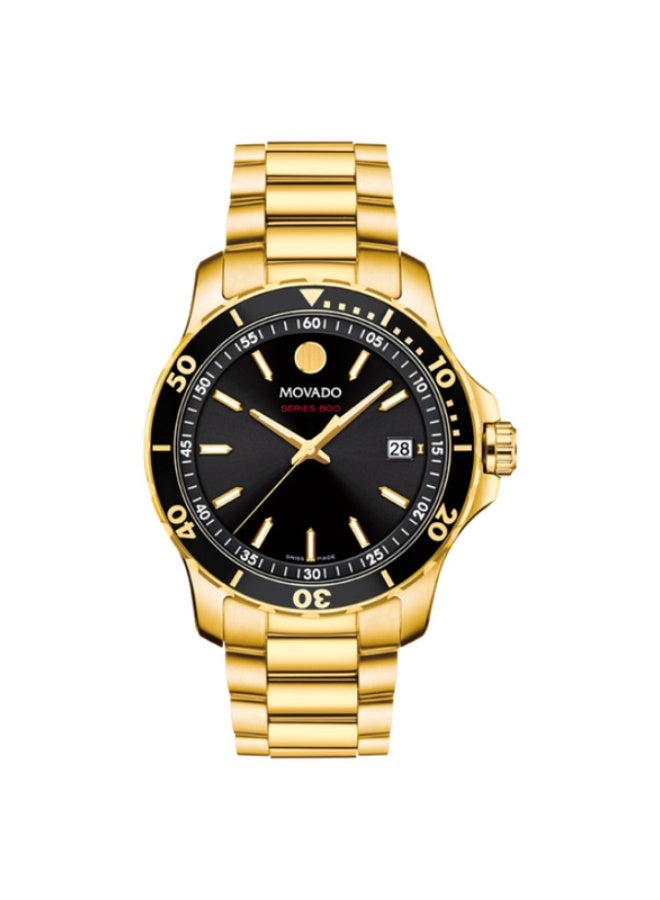 MOVADO BOLD Movado Series 800 40mm Goldtone Mens Watch 2600145 - Image 1