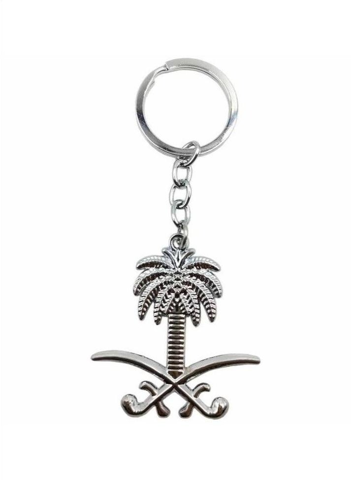 Metal Decoration Keychain With Saudi Arabian Logo 1 Pcs, Saudi Arabia National Emblem Logo Key Chain - Image 3