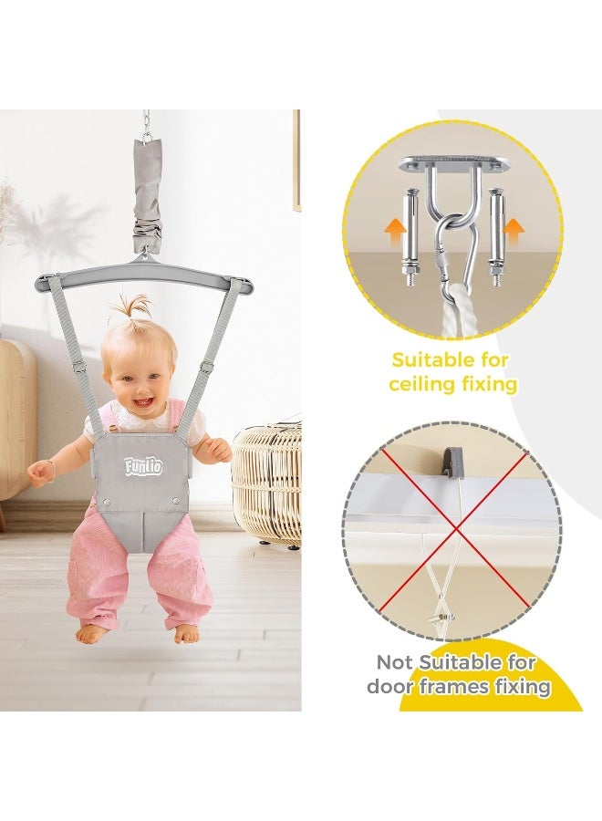 FUNLIO Baby Jumper with a Ceiling Hook for 6-24 Months - Image 2