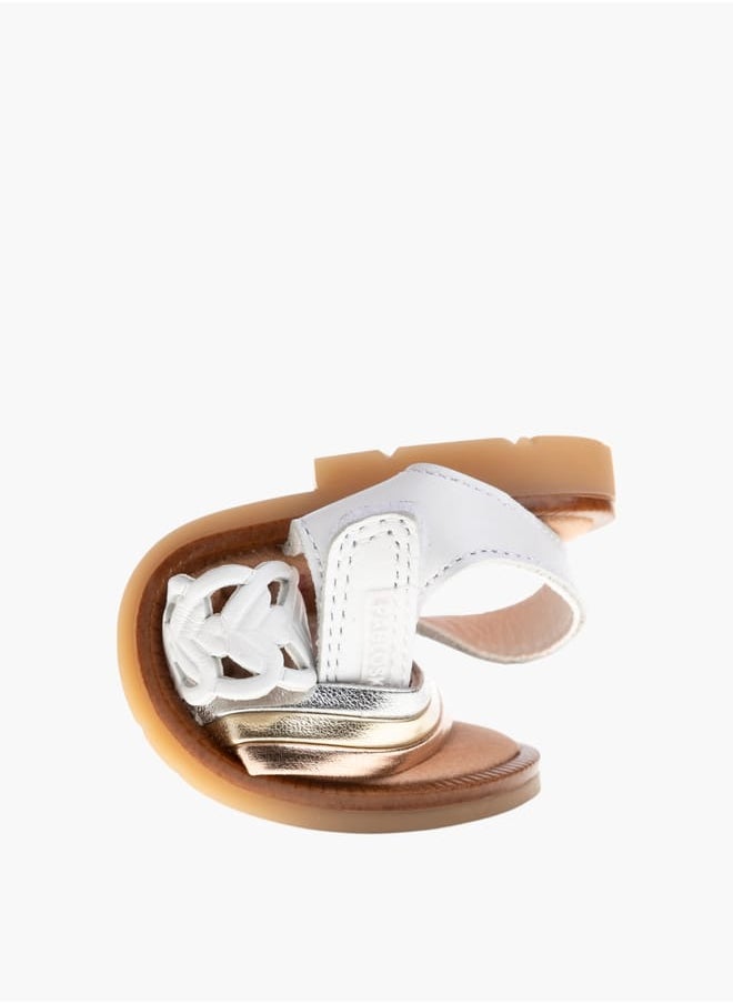 Pablosky - Girls Strap Sandals With Hook And Loop Closure - Image 1