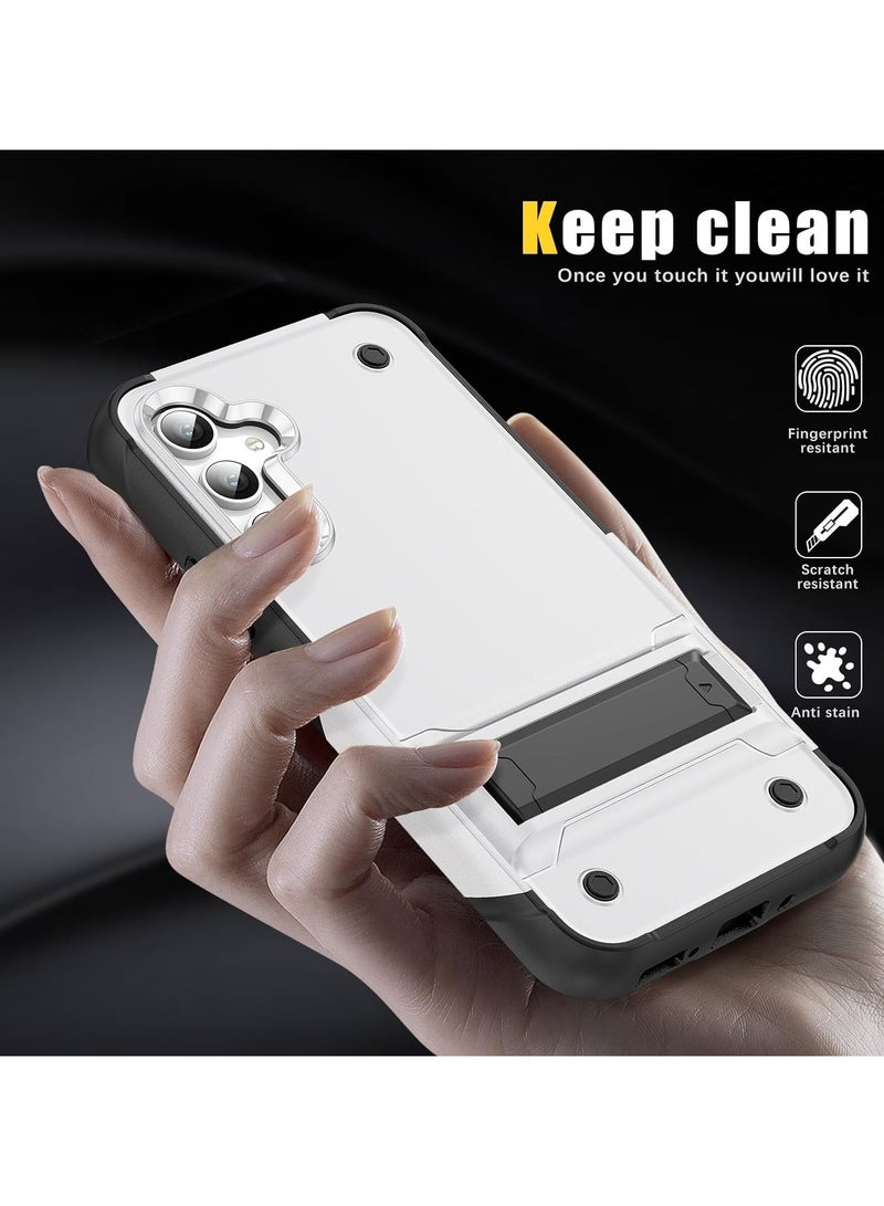 AROAQ Phone Case Military Protective Case Compatible with Samsung Galaxy S24 PLUS Case with Kickstand, Rugged Full-Body Protection Case Military Grade Shockproof Case Phone Cover - Image 4