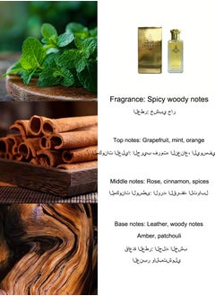 V.V. LOVE HOMBRE DE ORO/Spicy Woody Perfume/100ML  - Image 3