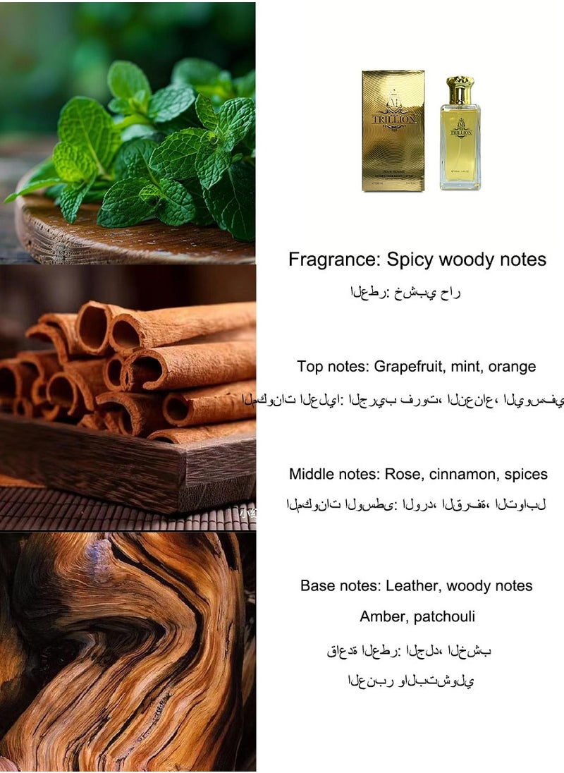 V.V. LOVE HOMBRE DE ORO/Spicy Woody Perfume/100ML  - Image 3