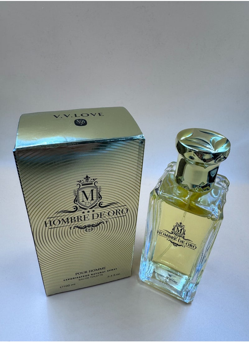 V.V. LOVE HOMBRE DE ORO/Spicy Woody Perfume/100ML  - Image 2