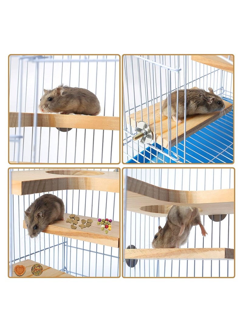 Cool Baby COOLBABY 5PCS Parrot Hamster Chinchilla Squirrel Springboard Step Set Natural Wooden Pedal Wooden Platform for Small Animal  - Image 5