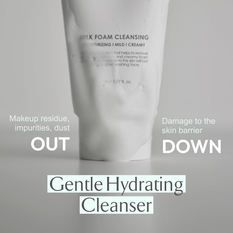 LA MUSE Milk Foam Cleansing - Naturally Derived Ingredients/Sensitive Skin/Skin Tone Milk Foam Cleansing - Naturally Derived Ingredients/Sensitive Skin/Skin Tone Care/Exfoliation Management - Image 4