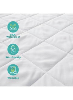 Zippered Crib Mattress Protector - Waterproof Crib Mattress Encasement, Breathable and Absorbent, 6 Sides Fully Encased Crib Mattress Cover. - pzsku/ZC3FE543CE970FCA60059Z/45/_/1737031195/6088984a-3c98-42e9-8a8f-5a6716779118