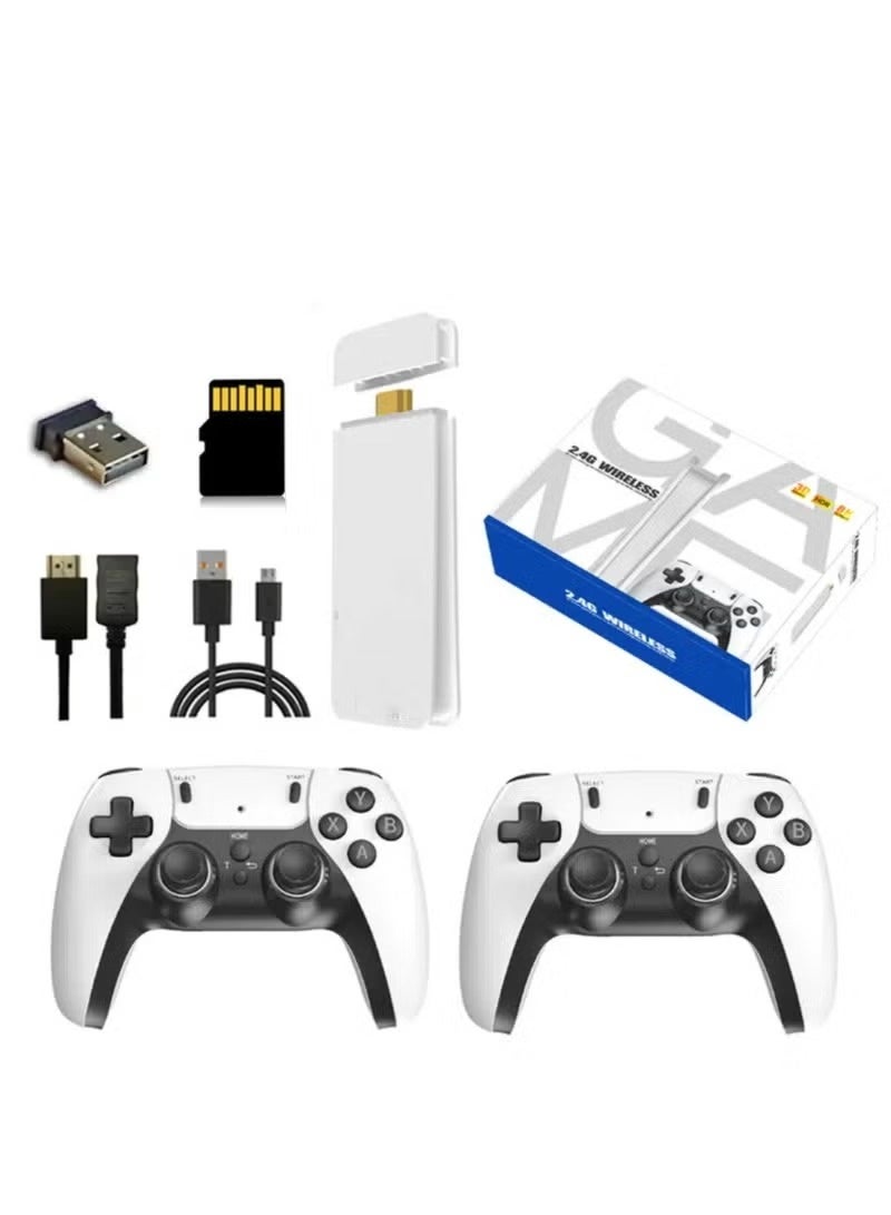 ألعاب فيديو لاسلكية للتلفاز – جهاز ألعاب كلاسيكي محمول 4K HD مع عصا تحكم، توصيل وتشغيل، يدعم لاعبين، أكثر من 20,000 لعبة، اتصال لاسلكي 2.4G - Image 5