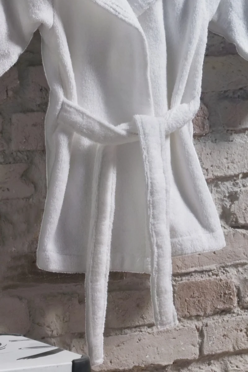 Tanem Home 100% Cotton Panda Pattern Embroidered Children's Bathrobe for Girls / Boys