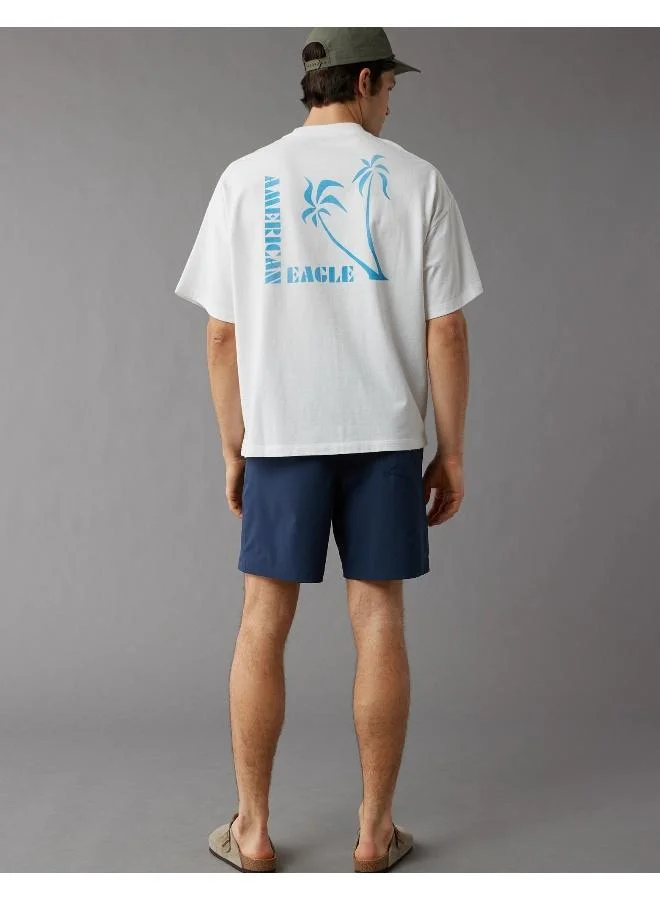 American Eagle AE Oversized Logo Graphic T-Shirt