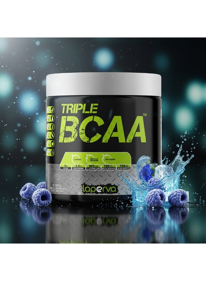 Laperva Triple BCAA Blue Razz Flavour 30 Servings 420 g - Image 3
