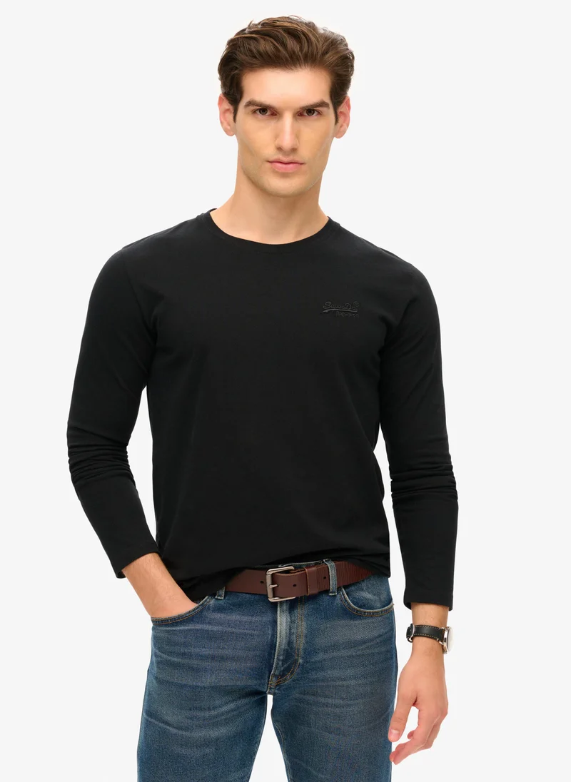 سوبر دراي Essential Logo Long Sleeve Top