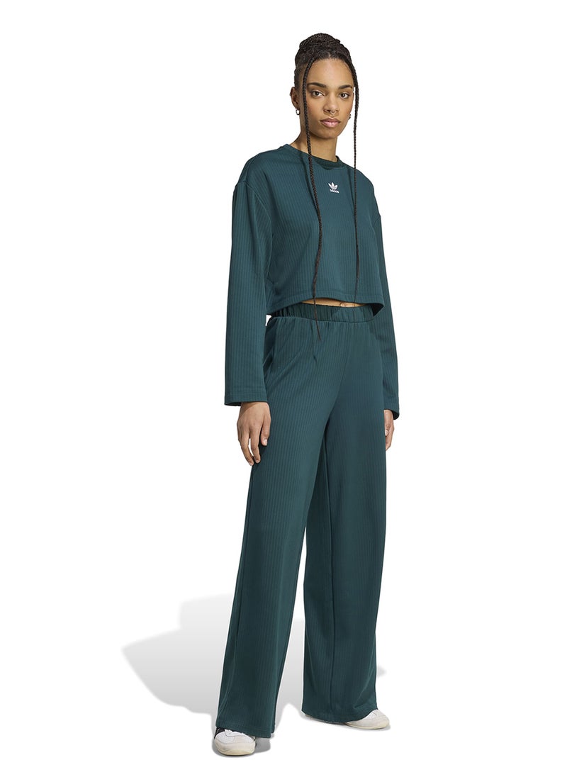adidas Originals Essential Wide Ribbed Pants  - Image 5