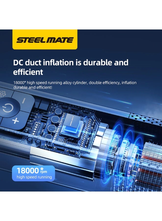 Steelmate Wireless Tire Inflator T15-B  with 4000mAh battery - Image 3