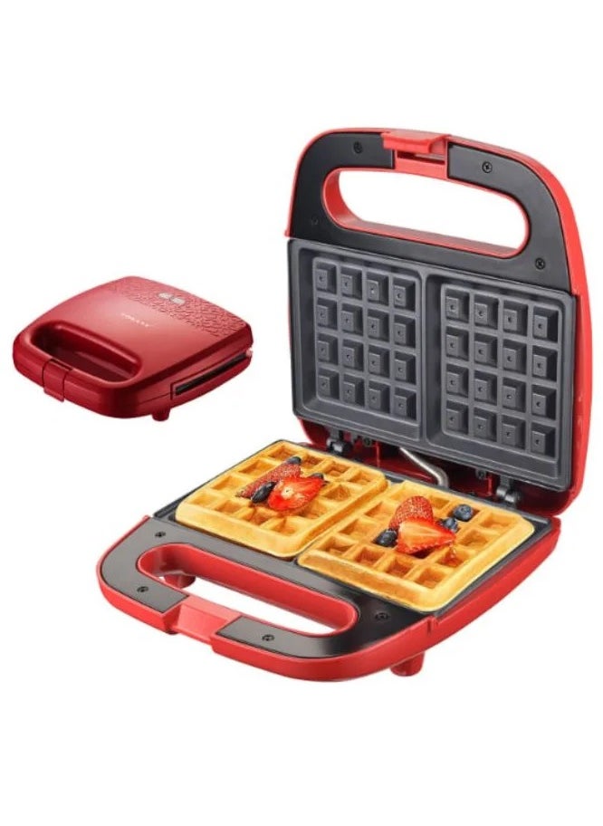 sokany Waffle maker - sk-08066 - red - Sokany  - Image 2