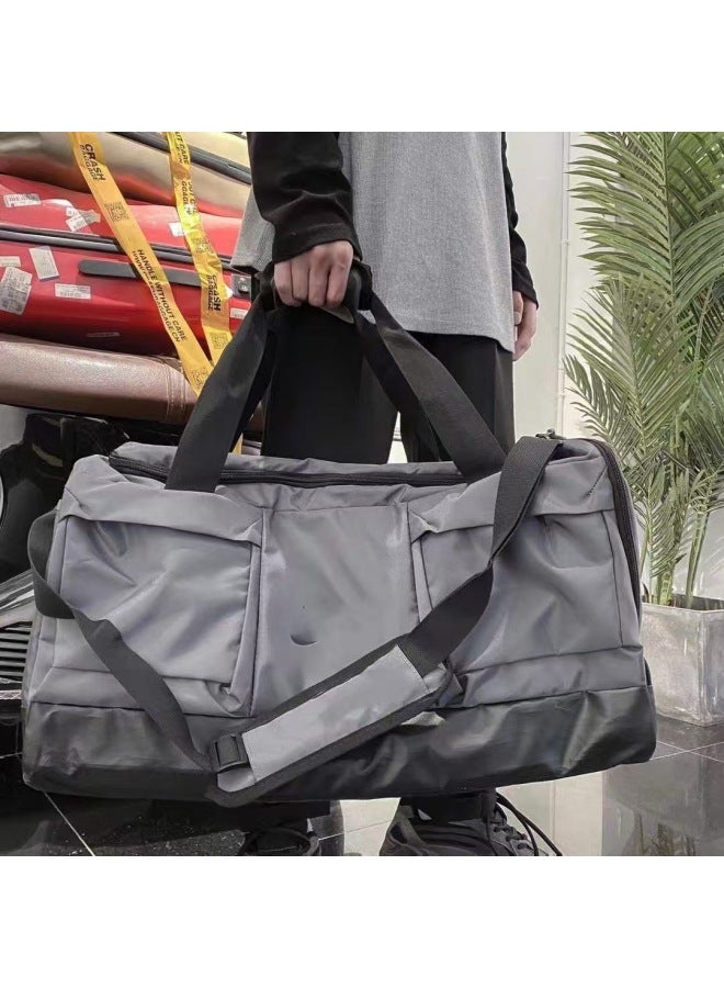 Large Capacity Handbag Travel Bag Dry And Wet Separation For Men And Women Short Distance Travel Take-out Bag Fitness Swimming Bag Training Bag-Color:Black 829 - Image 2