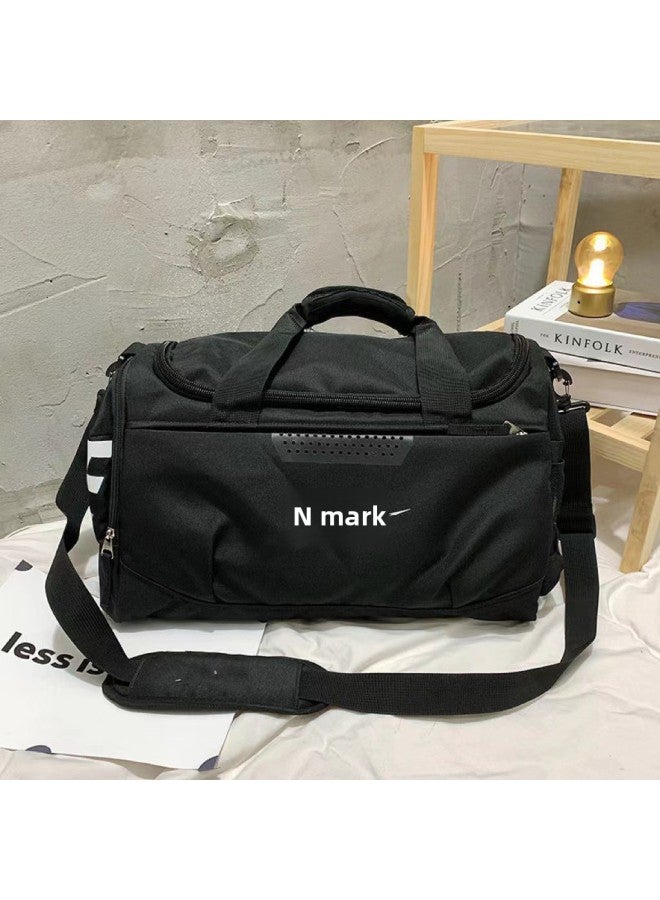 Large Capacity Handbag Travel Bag Dry And Wet Separation For Men And Women Short Distance Travel Take-out Bag Fitness Swimming Bag Training Bag-Color:Black 829 - Image 1