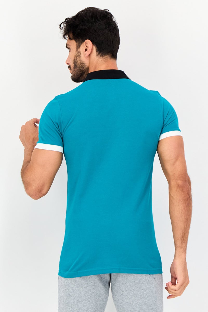 PUMA Men Slim Fit Short Sleeves Outdoor Polo Shirt, Multicolor - Image 2