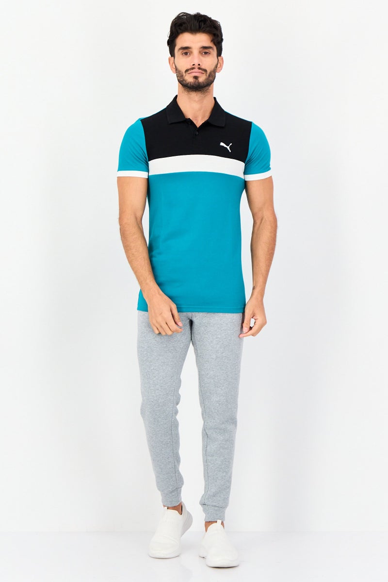PUMA Men Slim Fit Short Sleeves Outdoor Polo Shirt, Multicolor - Image 4