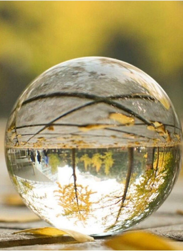 SYOSI Photograph Crystal Ball with Stand, Decorative and Photography Accessory,Gifts new Artificial Crystal Balls For Home Wedding Decoration Crystal Prop for Photography Decoration  - Image 2