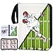 Lelonho Football Card Binder for Trading Cards Fit 400Cards with 50 Sleeves 4Pocket Pages 3 DRing Album for Card Collection Storage 400 pockets football binder - Image 3