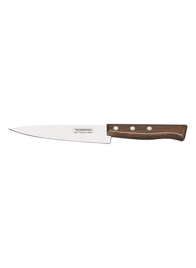 TRAMONTINA Tramontina Kitchen Stainless Steel Hard Wood Handle Cooks Knife (28 Cm) 