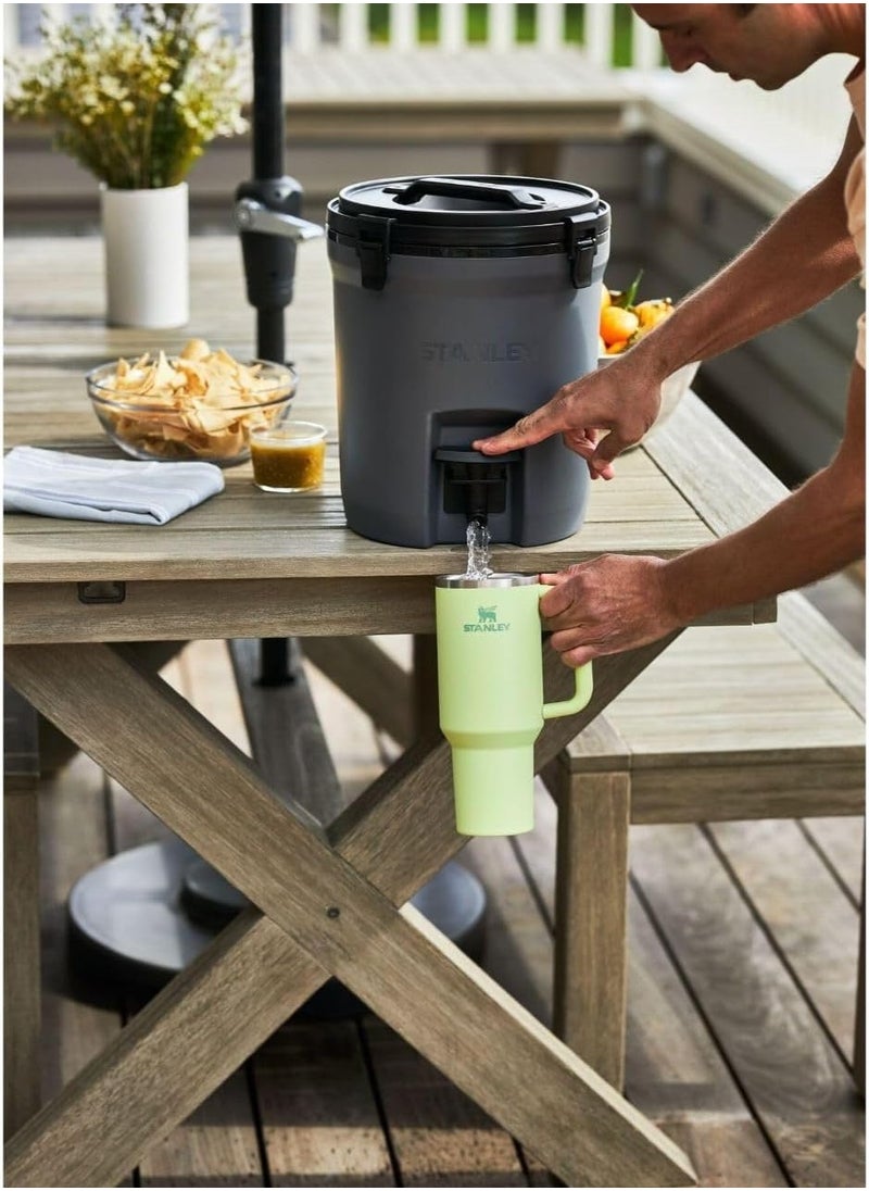 Stanley Quencher H2.0 FlowState Stainless Steel Vacuum Insulated Tumbler with Lid and Straw for Water, Iced Tea or Coffee,Citron,40oz/1180ml