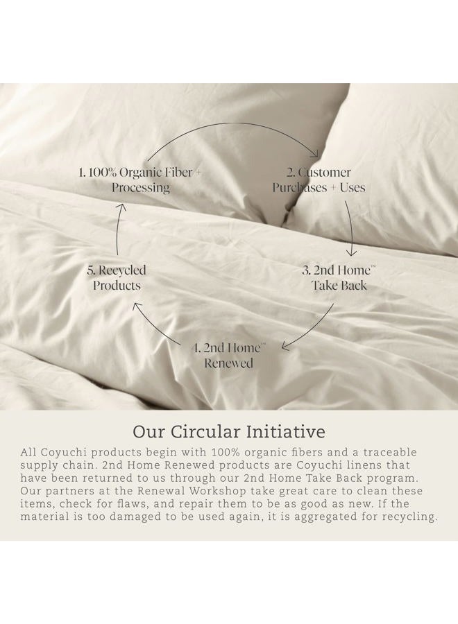 Coyuchi Cloud Loom Organic Towels, 6 Piece Set (Alpine White) - Image 3