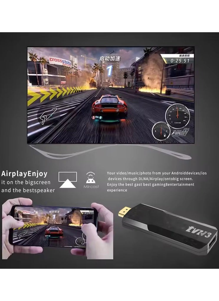 Generic - Android TV Stick 4K Ultra HD Streaming Device, TV Stick TV Box Android 4K with Remote Control - Image 1