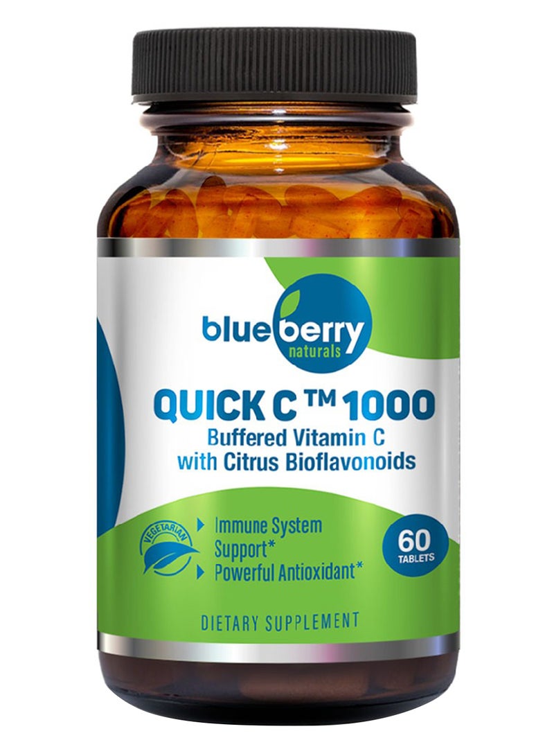 blueberry NATURALS Buffered Quick C 1000 Mg Tablets 60'S B0135 - Image 1