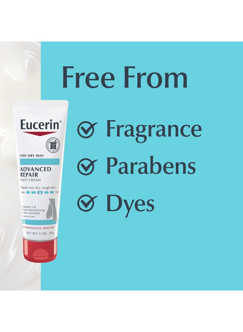 Eucerin Advanced Repair Foot Creme For Dry Skin -85g - Image 3