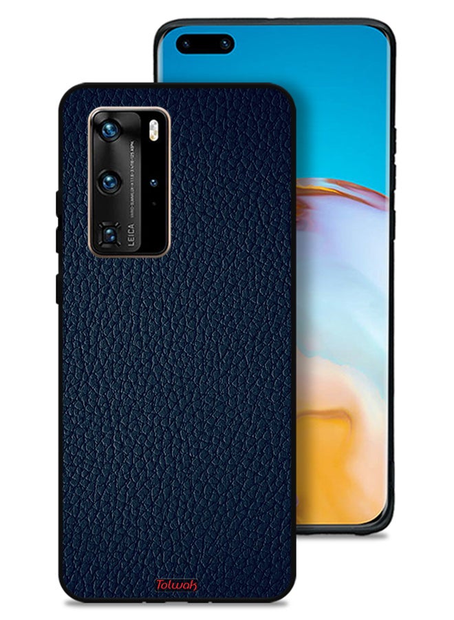 Tolwak غطاء واقي لهواوي P40 برو 5G بنمط جلد - Image 1