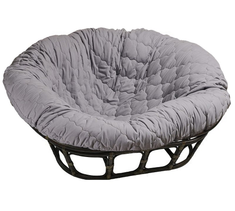 Hudson Comfort غطاء وسادة باباسان الراحة في Hudson - شكل مبتكرة من الألياف الدقيقة الناعمة من الألياف الدقيقة سحرة بابياسان وسادة باباسان فقط - رمادي مزدوج (62 × 82 بوصة) (مصممة لتناسب وسادة 58x78) 