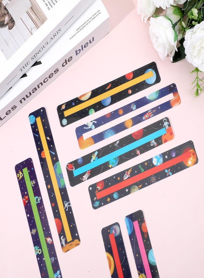 Ymapinc 8PCS Guided Reading Strips,Reading Trackers for Kids Dyslexia Tools Highlight Line Readers for Students,Teacher Education Supplies - Image 3