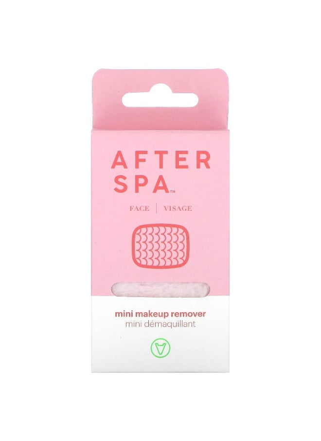 afterspa - AfterSpa, Mini Makeup Remover, Pink, 1 Cloth - Image 1