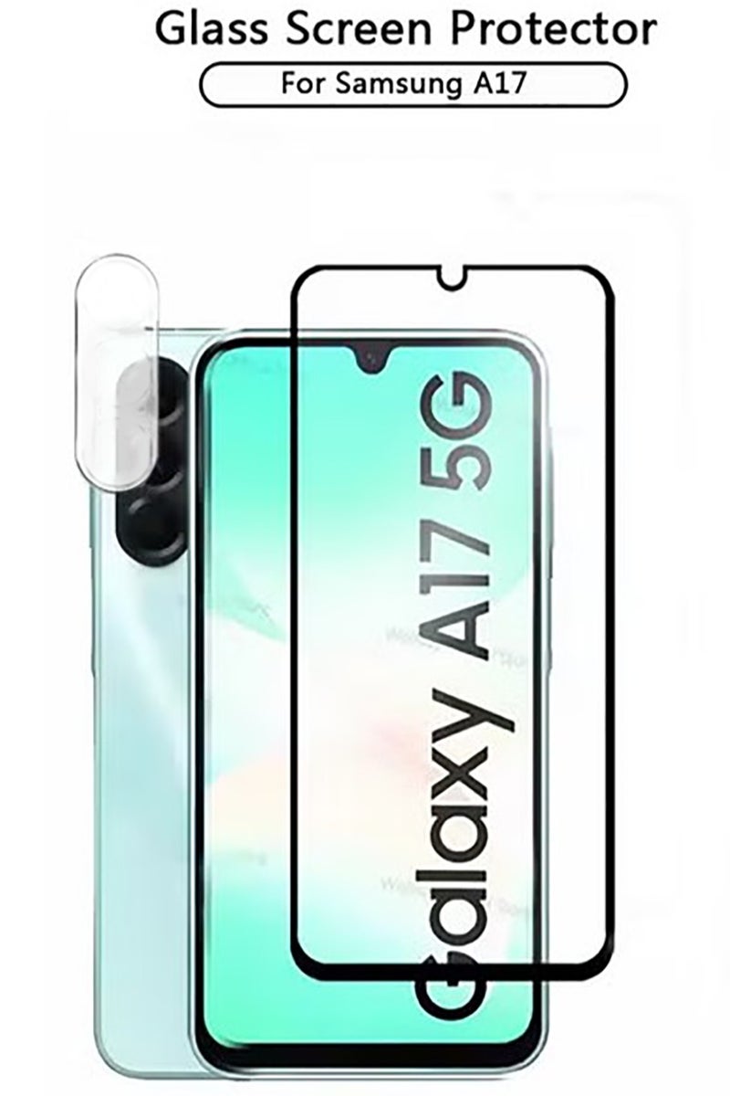 2 in 1 Samsung Galaxy A17 Screen & Camera Protector - High Transparency Full Coverage Shield for Scratch & Impact Protection - Image 1